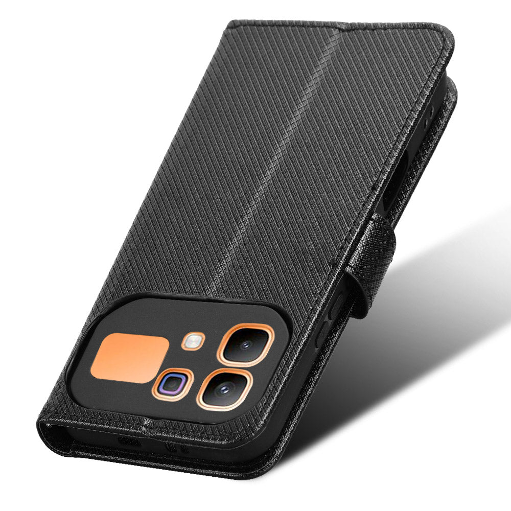 Til Infinix Note 60 Pro 5G / Infinix Note 60 5G Læderpung-etui med Rem Diamantmønstret Telefoncover