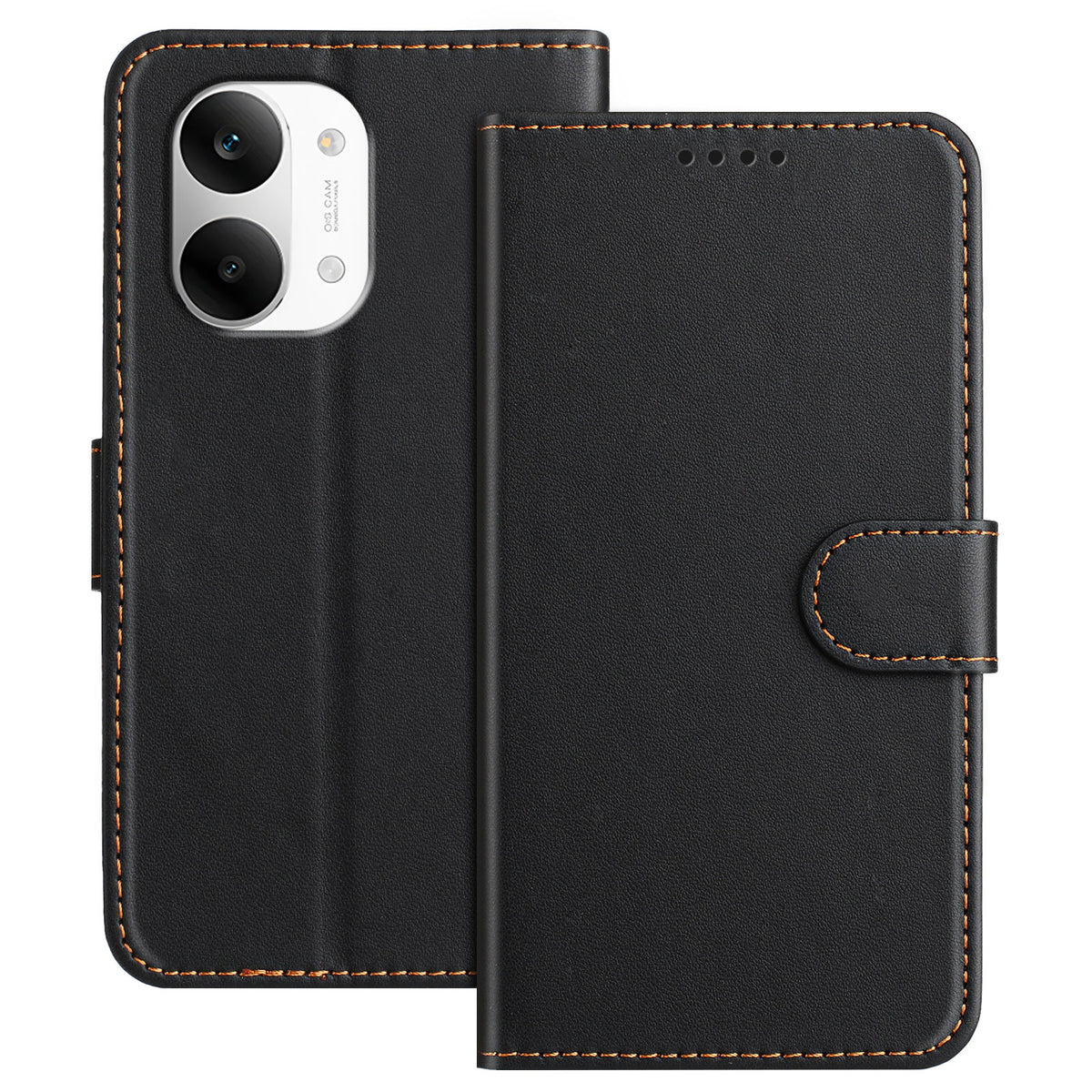For Xiaomi Redmi Turbo 5 Max 5G / Xiaomi Poco X8 Pro Max 5G Leather Case Wallet Stand Solid Color Anti Drop Phone Cover