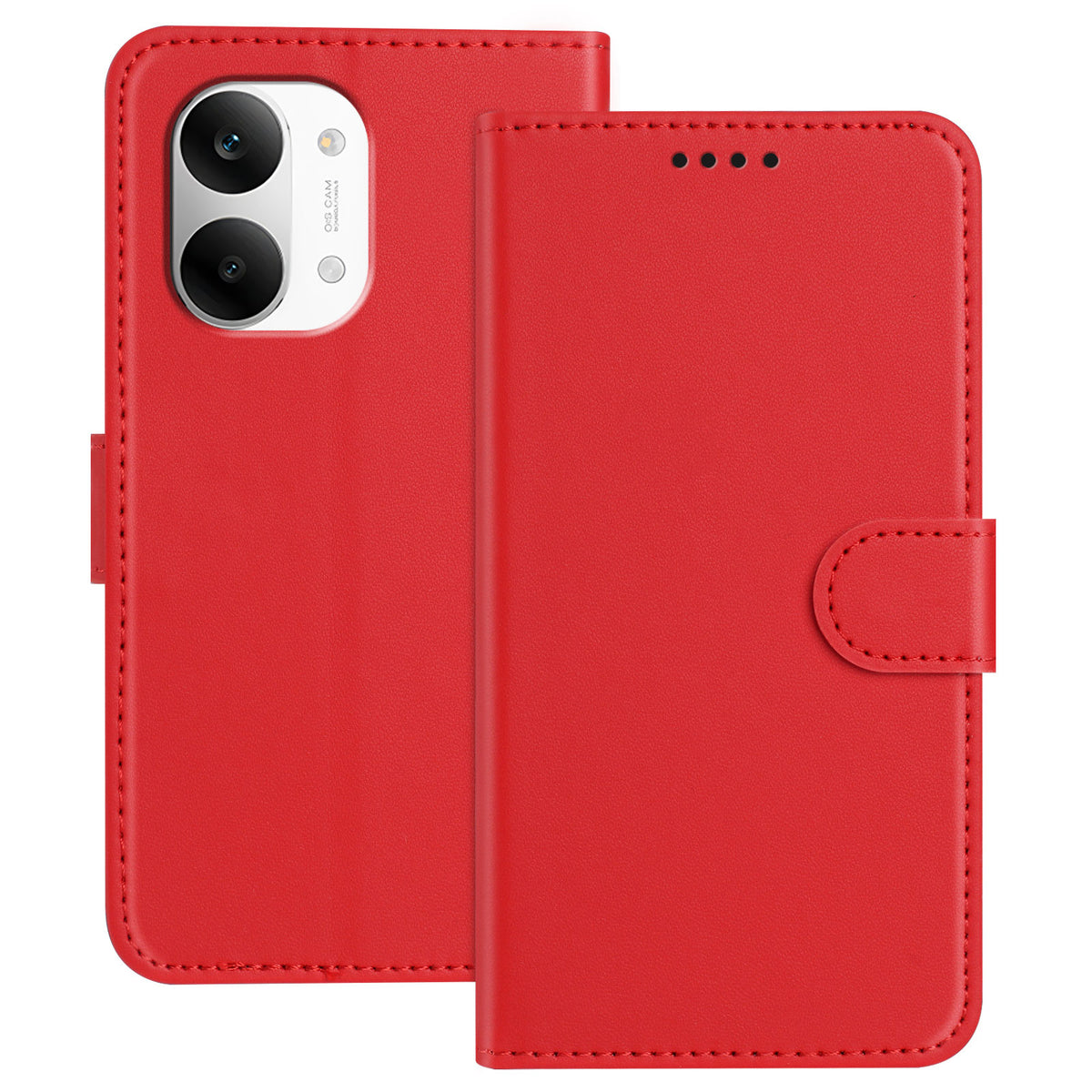 For Xiaomi Redmi Turbo 5 Max 5G / Xiaomi Poco X8 Pro Max 5G Leather Case Wallet Stand Solid Color Anti Drop Phone Cover