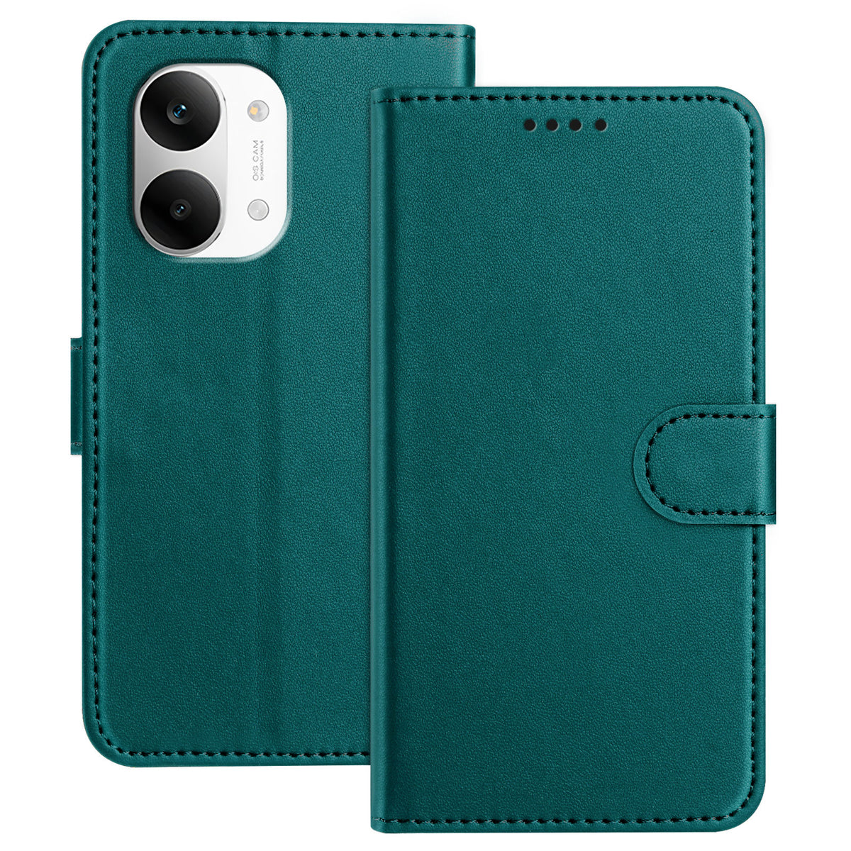 For Xiaomi Redmi Turbo 5 Max 5G / Xiaomi Poco X8 Pro Max 5G Leather Case Wallet Stand Solid Color Anti Drop Phone Cover