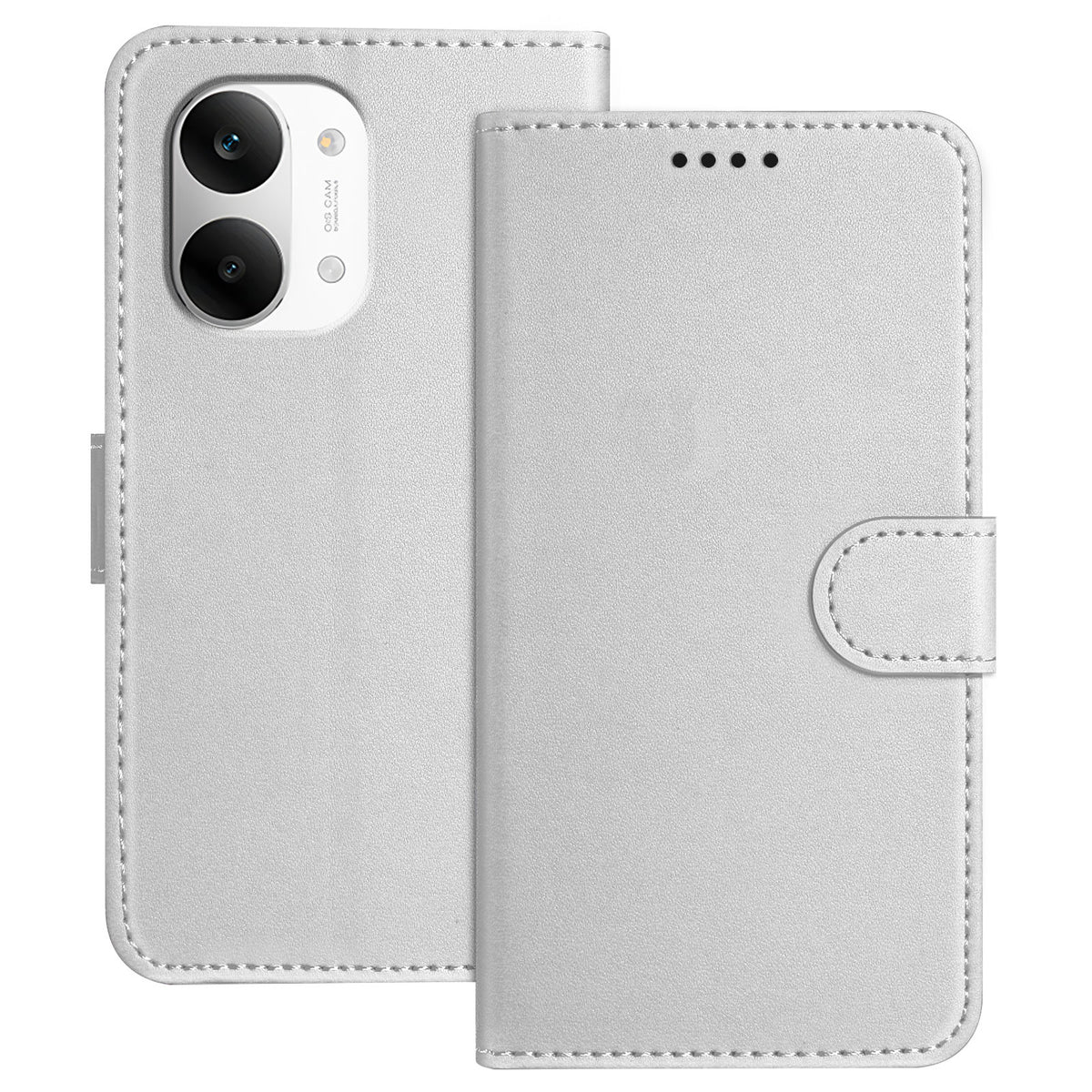 For Xiaomi Redmi Turbo 5 Max 5G / Xiaomi Poco X8 Pro Max 5G Leather Case Wallet Stand Solid Color Anti Drop Phone Cover