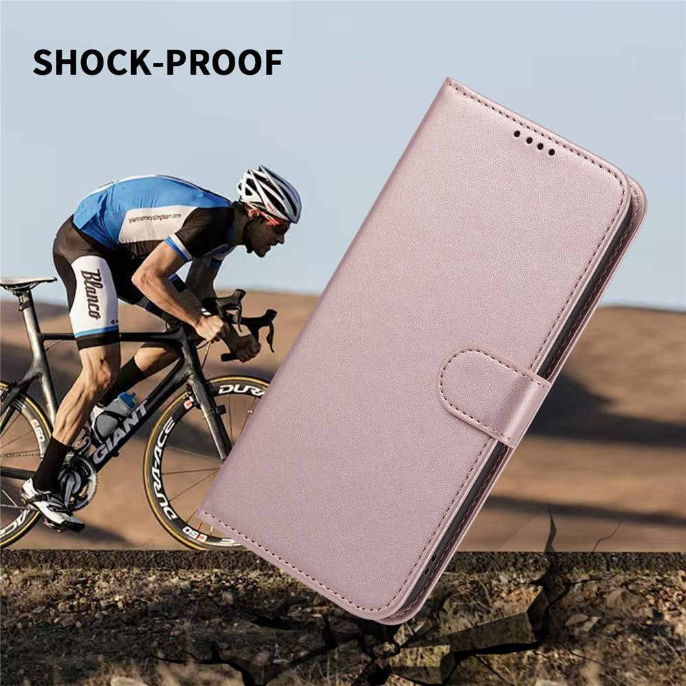 For Xiaomi Redmi A7 Pro 4G (171.56mm) / Poco C85x 5G 007 Leather Case Wallet Stand Solid Color Anti Drop Phone Cover