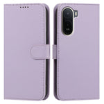 For Xiaomi Redmi A7 Pro 4G (171.56mm) / Poco C85x 5G 007 Leather Case Wallet Stand Solid Color Anti Drop Phone Cover