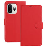 For OnePlus 15T 5G Leather Case Wallet Stand Solid Color Anti Drop Phone Cover