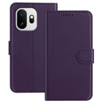 For OnePlus 15T 5G Leather Case Wallet Stand Solid Color Anti Drop Phone Cover