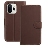 For OnePlus 15T 5G Leather Case Wallet Stand Solid Color Anti Drop Phone Cover