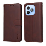 ENKAY HAT PRINCE For Honor X8d 4G PU Læderpung Etui Telefonholder Cover med 9H Hærdet Glas