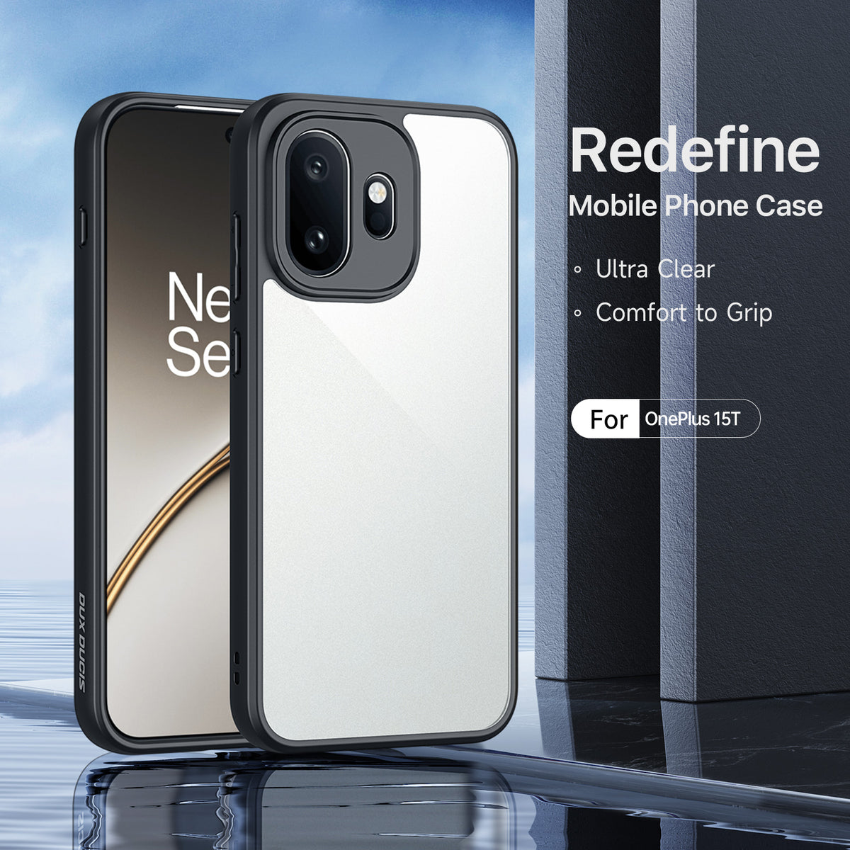 Dux Ducis för OnePlus 15T 5G Aimo-serien PC + genomskinligt TPU-bakstycke (REACH-certifiering)