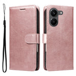 For Xiaomi Poco X8 Pro 5G / Xiaomi Redmi Turbo 5 5G Leather Wallet Case with Strap Solid Color Phone Stand Cover