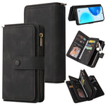 For Honor X8d 4G Zipper Wallet Case with 15 Card Slots and Strap Leather Phone Cover