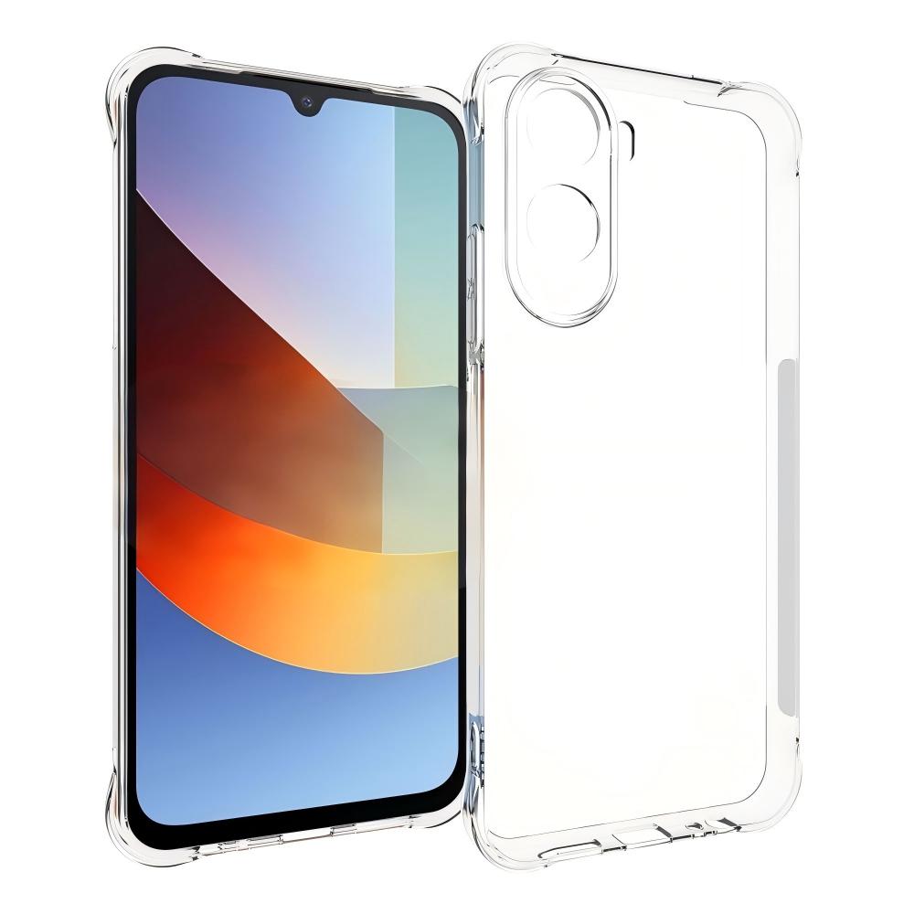 WANLONFENG TPU-cover til Xiaomi Poco C85x 5G / Redmi A7 Pro 4G (171.56mm), WL2-serien, 2.0mm mobilbeskyttelse med 2 hærdede glasbeskyttere