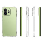 WANLONFENG För OnePlus 15T 5G WL-seriens skal 2.0mm TPU-mobilskydd med härdat glasfilm