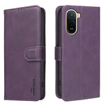 BINFEN COLOR For Xiaomi Poco C85x 5G / Redmi A7 Pro 4G (171.56mm) BF37 Case RFID Blocking Wallet Stand Leather Phone Cover