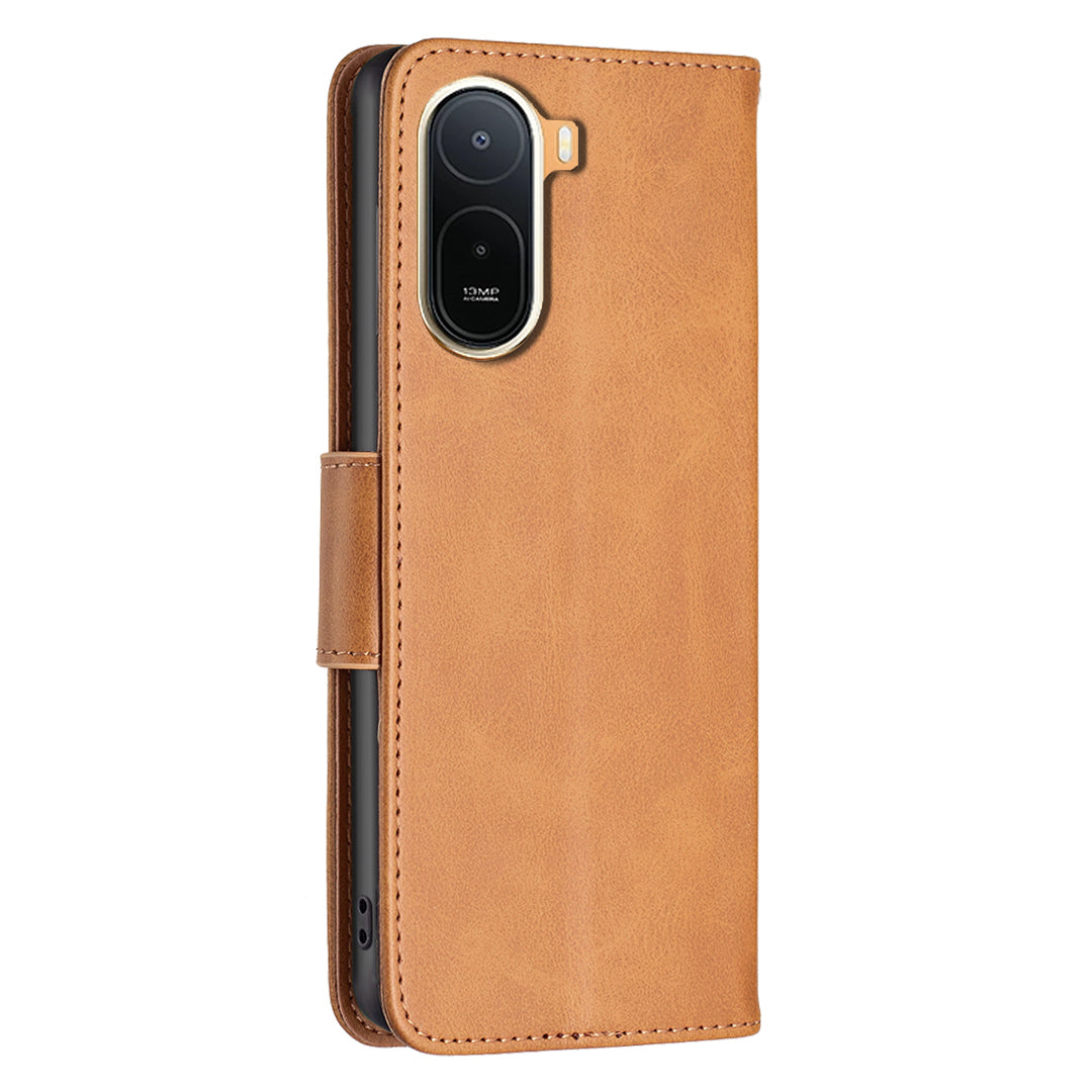 For Xiaomi Poco C85x 5G / Redmi A7 Pro 4G (171.56mm) Case Shockproof PU Leather Cover with Wallet Card Slots