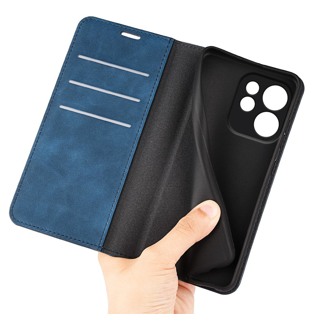 For Oppo Reno15 F 5G Case Skin Touch Leather Wallet Phone Cover