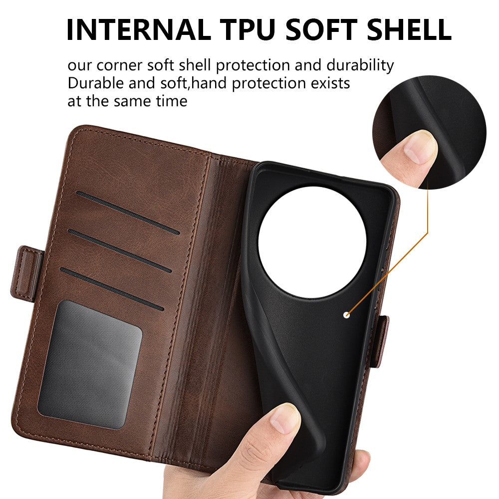 For Xiaomi 17 Ultra 5G Case Calf Texture Leather Wallet Phone Cover