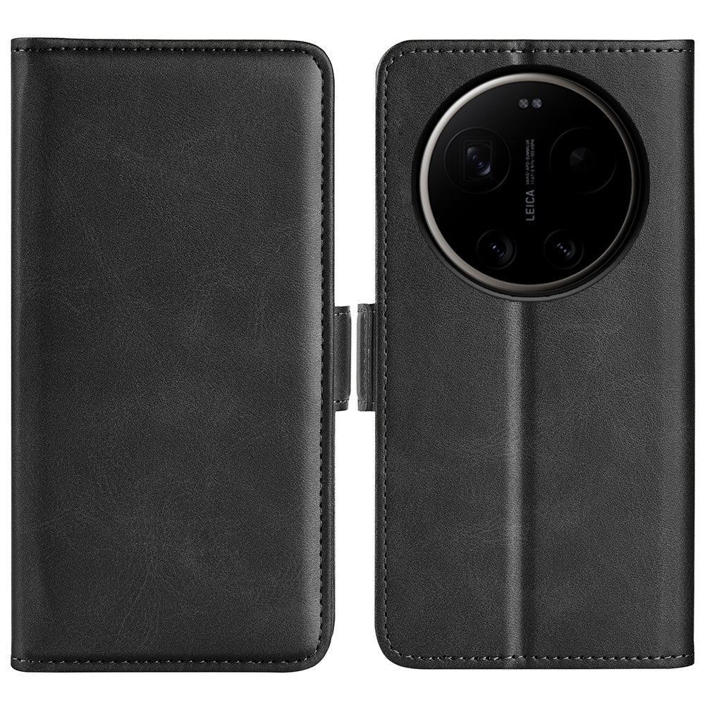 For Xiaomi 17 Ultra 5G Case Calf Texture Leather Wallet Phone Cover