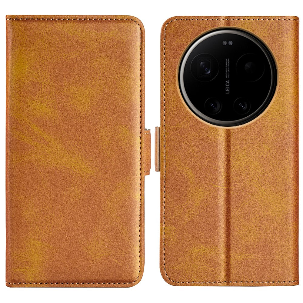 For Xiaomi 17 Ultra 5G Case Calf Texture Leather Wallet Phone Cover