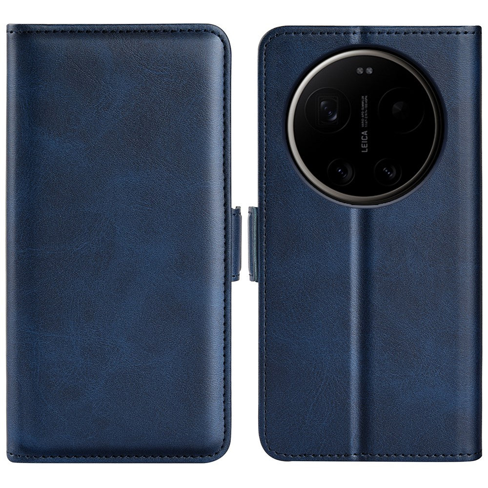 For Xiaomi 17 Ultra 5G Case Calf Texture Leather Wallet Phone Cover