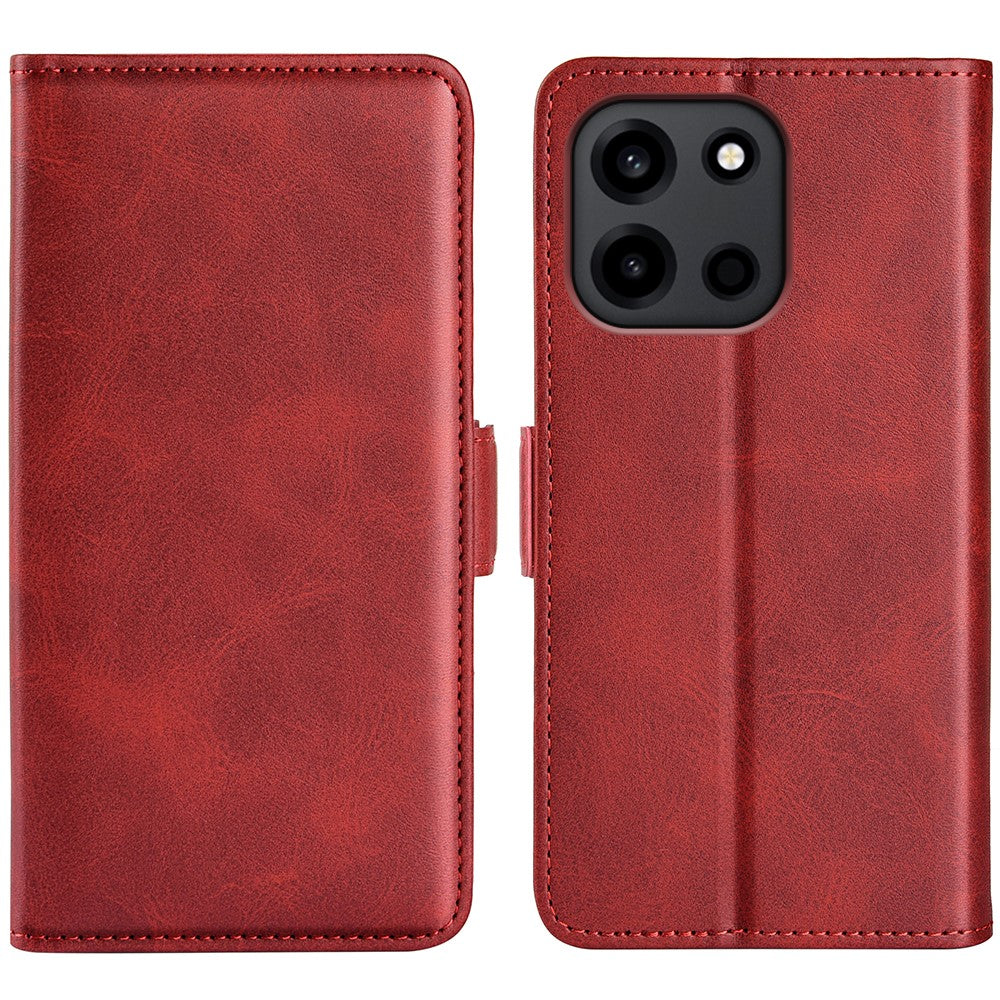 OnePlus Nord CE6 5G / Nord 6 5G / Turbo 6V 5G / Turbo 6 5G-cover, pungcover i læder med kalveskindsstruktur