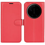 For Xiaomi 17 Ultra 5G Case Wallet Stand Litchi Texture Shockproof Leather Phone Cover