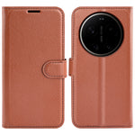 For Xiaomi 17 Ultra 5G Case Wallet Stand Litchi Texture Shockproof Leather Phone Cover