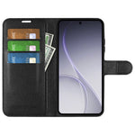 For Oppo Reno15 F 5G Case Wallet Stand Litchi Texture Shockproof Leather Phone Cover