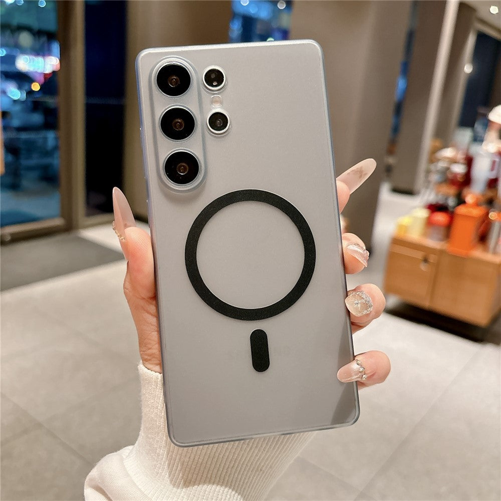 Samsung Galaxy S26 Ultra Magnetiskt Skal Mjukt Matt TPU mobilskal
