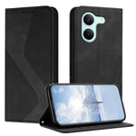 For Xiaomi Redmi Turbo 5 5G / Xiaomi Poco X8 Pro 5G Phone Cover Skin-touch Feel Leather Wallet Case with Stand