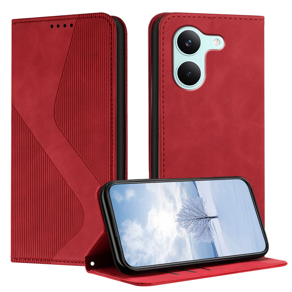 For Xiaomi Redmi Turbo 5 5G / Xiaomi Poco X8 Pro 5G Phone Cover Skin-touch Feel Leather Wallet Case with Stand