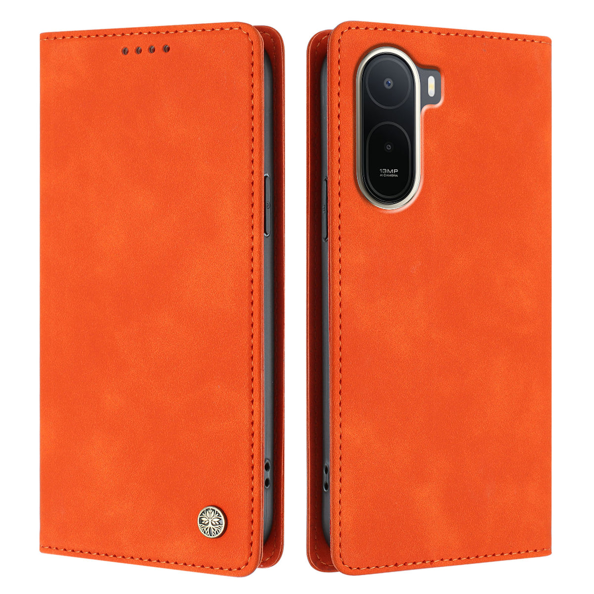 For Xiaomi Redmi A7 Pro 4G (171.56mm) / Poco C85x 5G Case HX RFID Blocking Wallet Stand Leather Flip Phone Cover