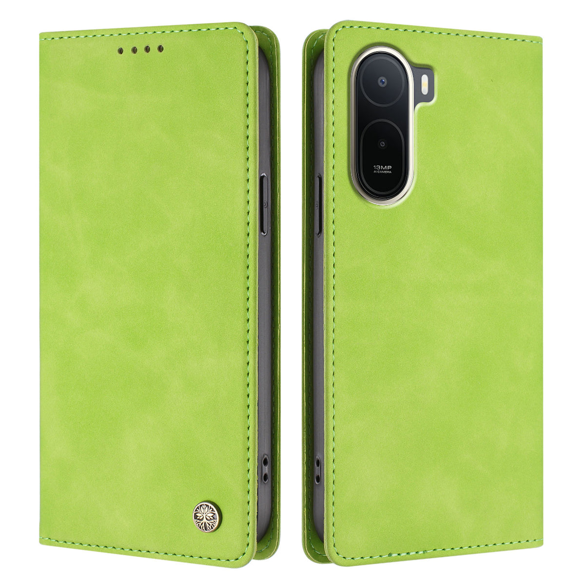 For Xiaomi Redmi A7 Pro 4G (171.56mm) / Poco C85x 5G Case HX RFID Blocking Wallet Stand Leather Flip Phone Cover