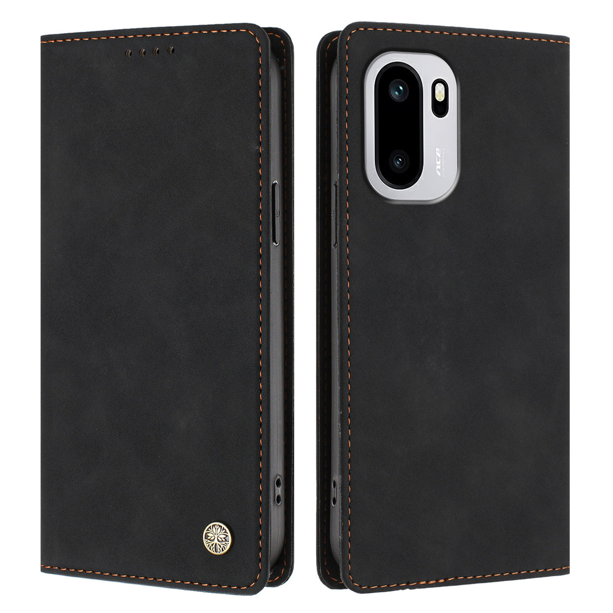 OnePlus Ace 6 5G / OnePlus Ace 6T 5G / OnePlus 15R 5G-etui HX, RFID-blokerende tegnebogsetui i læder med klap