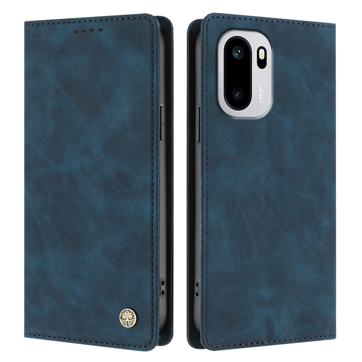 OnePlus Ace 6 5G / OnePlus Ace 6T 5G / OnePlus 15R 5G-etui HX, RFID-blokerende tegnebogsetui i læder med klap
