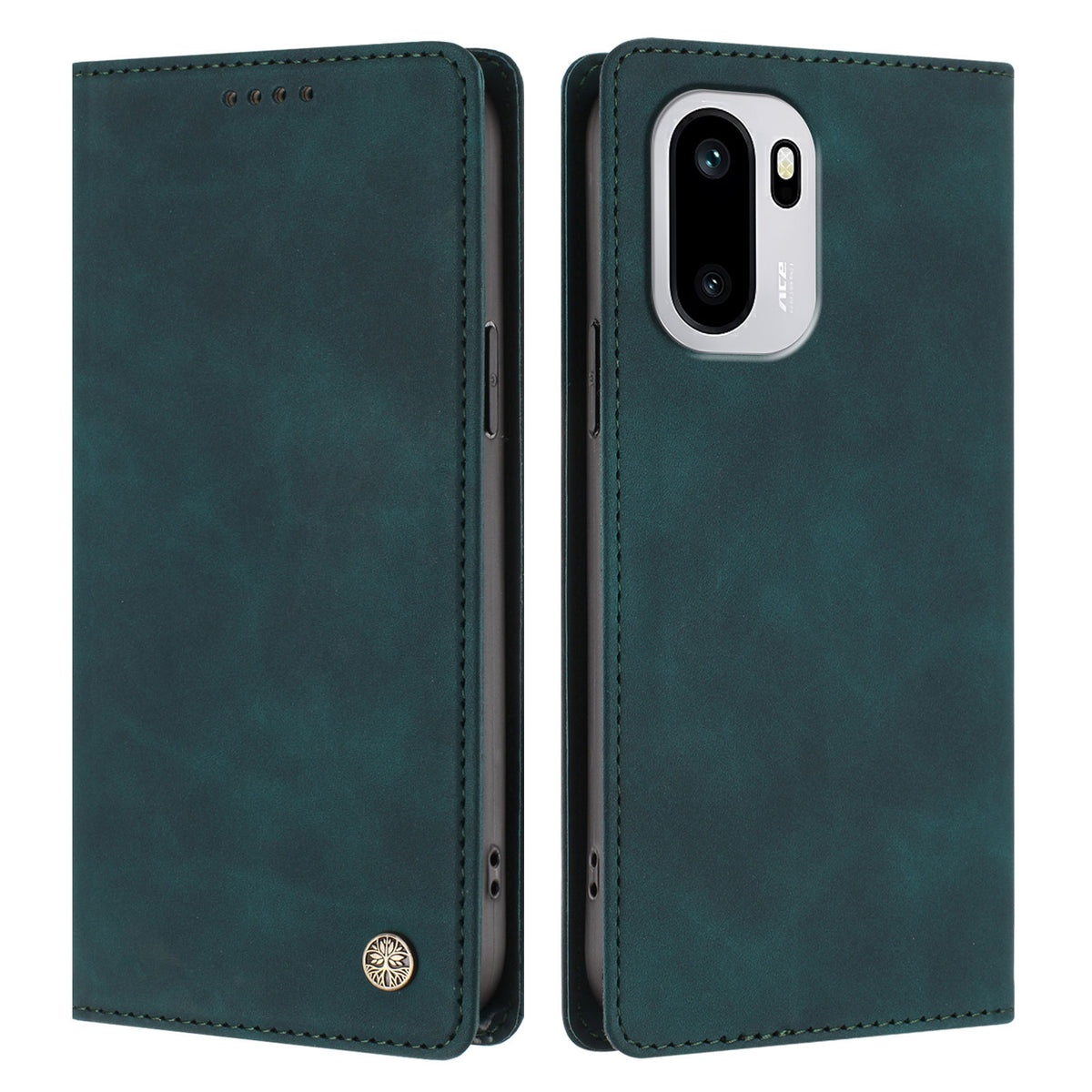 OnePlus Ace 6 5G / OnePlus Ace 6T 5G / OnePlus 15R 5G-etui HX, RFID-blokerende tegnebogsetui i læder med klap