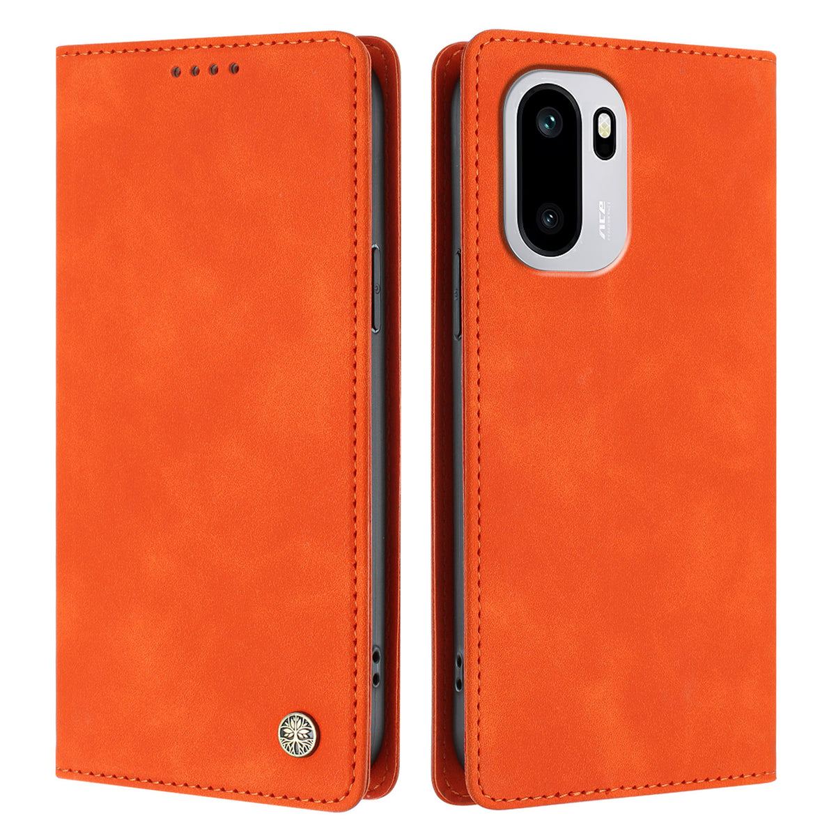 OnePlus Ace 6 5G / OnePlus Ace 6T 5G / OnePlus 15R 5G-etui HX, RFID-blokerende tegnebogsetui i læder med klap