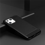 MOFI JK TPU Series-1 Phone Case for Xiaomi 13, Drop Proof Carbon Fiber Texture Soft TPU Brushed Phone Cover