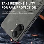 WANLONFENG För Xiaomi Poco X8 Pro Max 5G / Xiaomi Redmi Turbo 5 Max 5G SD1-serien Magnetiskt skal Nappatextur PC TPU mobilskal
