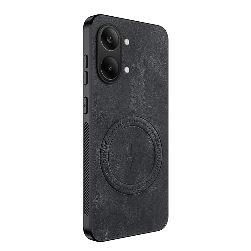 WANLONFENG För Xiaomi Poco X8 Pro Max 5G / Xiaomi Redmi Turbo 5 Max 5G SD1-serien Magnetiskt skal Nappatextur PC TPU mobilskal
