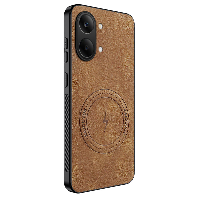 WANLONFENG För Xiaomi Poco X8 Pro Max 5G / Xiaomi Redmi Turbo 5 Max 5G SD1-serien Magnetiskt skal Nappatextur PC TPU mobilskal