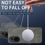 WANLONFENG For Xiaomi Poco C85x 5G / Redmi A7 Pro 4G (171.56mm) SD1 Series Magnetic Case Nappa Texture PC TPU Phone Cover