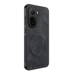 WANLONFENG For Xiaomi Poco C85x 5G / Redmi A7 Pro 4G (171.56mm) SD1 Series Magnetic Case Nappa Texture PC TPU Phone Cover