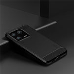 MOFI JK TPU Series-1 Soft TPU Phone Case for Xiaomi 13 Pro 5G, Carbon Fiber Texture Brushed Anti-scratch Protective Cover