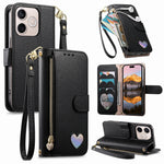 For Honor 600 Lite 5G Case Zipper Pocket  TPU PU Leather Wallet Phone Cover with Strap
