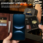 For Huawei nova 14 5G Case Stand Wallet Calf Texture PU Leather Flip Phone Cover