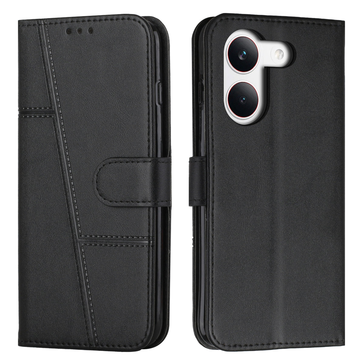 For Xiaomi Poco X8 Pro 5G / Xiaomi Redmi Turbo 5 5G Leather Phone Case  Foldable Stand Wallet Flip Cover with Strap