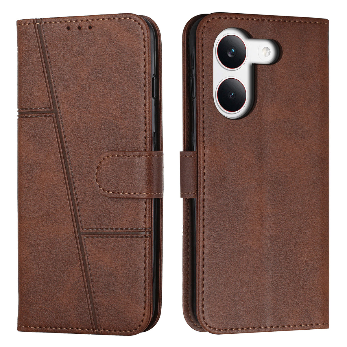 For Xiaomi Poco X8 Pro 5G / Xiaomi Redmi Turbo 5 5G Leather Phone Case  Foldable Stand Wallet Flip Cover with Strap