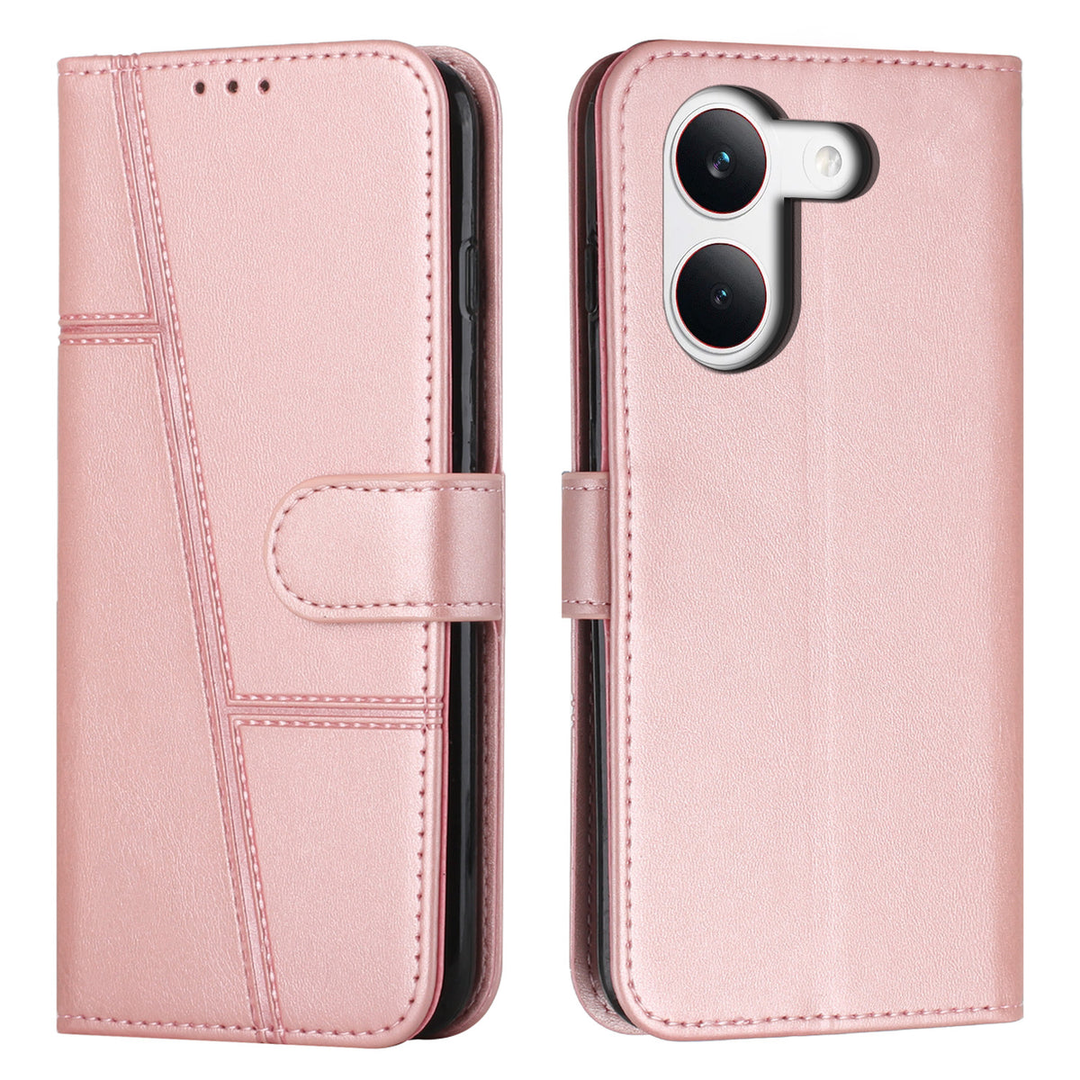For Xiaomi Poco X8 Pro 5G / Xiaomi Redmi Turbo 5 5G Leather Phone Case  Foldable Stand Wallet Flip Cover with Strap