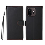 OnePlus 15T 5G-skal, RFID-blockerande, 3 kortplatser, PU-läder, mobilskal med handledsrem