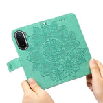 Floral Pattern Case for Xiaomi Poco C85x 5G / Redmi A7 Pro 4G (171.56mm) / Redmi A7 Pro 5G PU Leather Wallet Stand Phone Cover